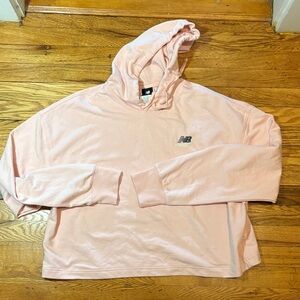 New Balance Light Pink Pullover Hoodie